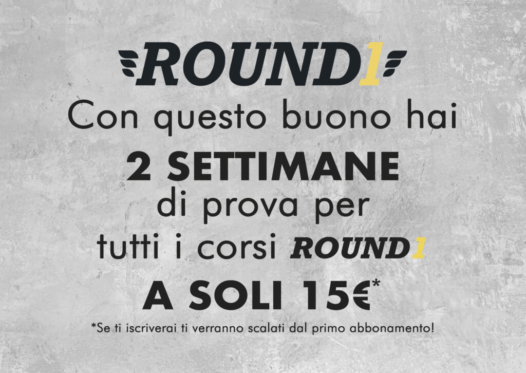 Buono per accedere alla promo di 15€ per due settimane di corsi nella nostra palestra di Boxe e Cross Training a Vittorio Veneto (TV). Se poi ti iscrivi ti scaliamo i 15€ dal tuo primo abbonamento!